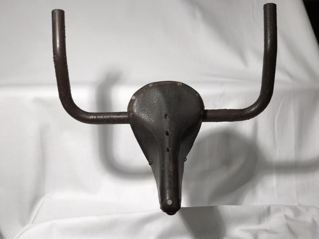 Folk Art Assemblage Bull Head Sculpture (1 of 6)