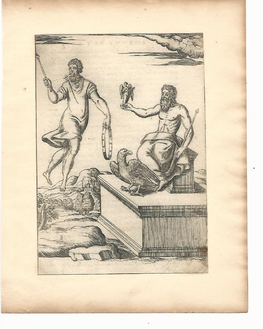1587 Engraving Vincenzo Cartari Mythology (1 of 1)