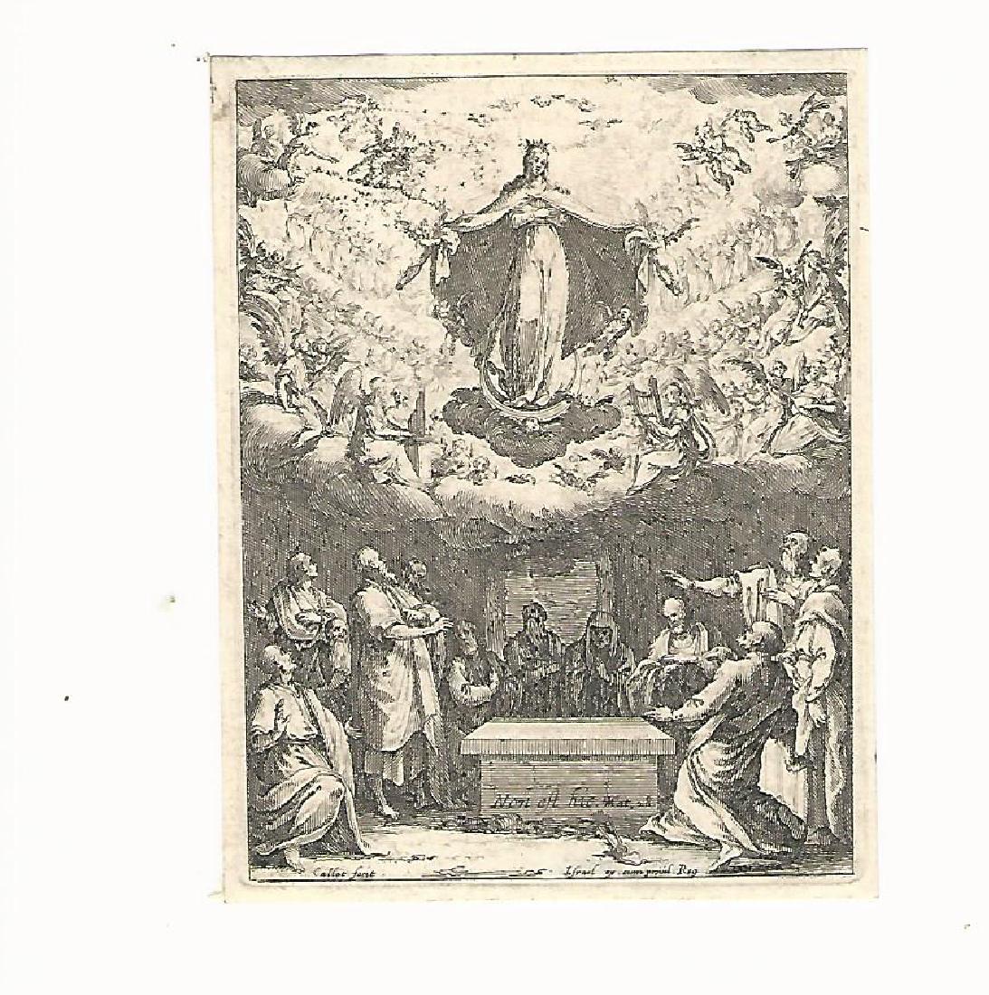 1633 Engraving of Jacques Callot (1 of 2)