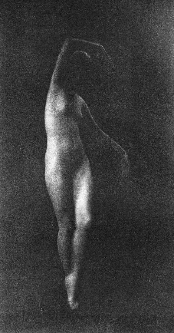ARNOLD GENTHE - Dancer: Artist: ARNOLD GENTHE Print Title: Dancer Medium: Collotype Printing Date: 1926 Printed USA by Meriden Gravures Image Size: 5.5" X 8.5" Arnold Genthe was a German-born American photographer, best know