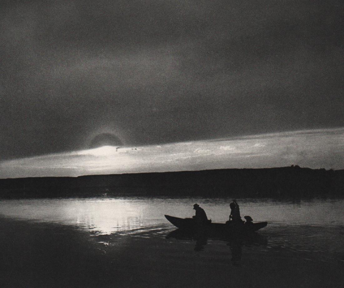 ANDRE KERTESZ - Sunset, Esztergom 1917: Artist: ANDRE KERTESZ Print Title: Sunset, Esztergom 1917 Medium: Sheet-Fed Gravure Printed in 1972 by Braun - Mulhaus - France Image size (inches) approx. 10 x 8.5" Andre Kertesz, born Kertesz Andor,