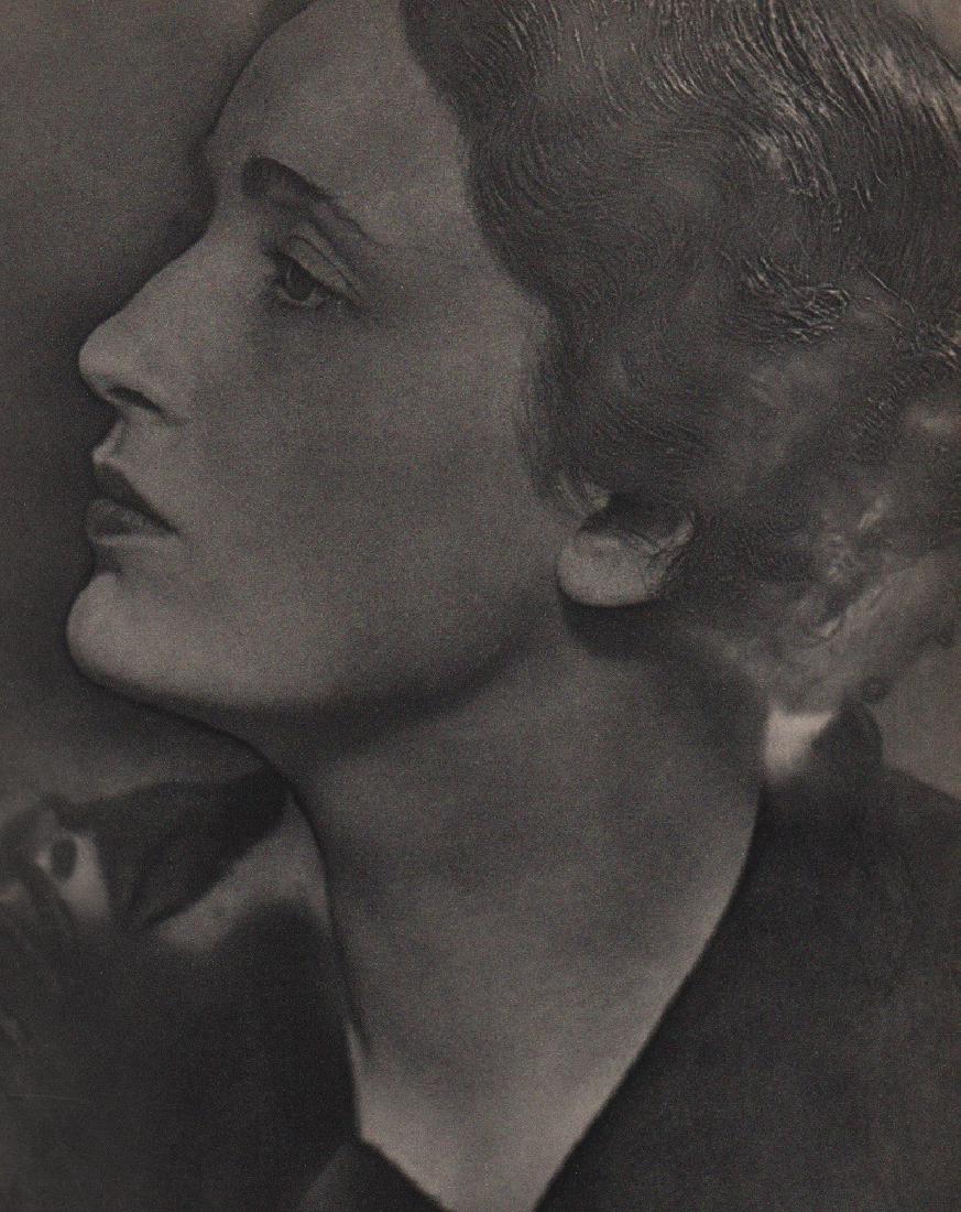 MAN RAY: Portrait - Solarized: Artist: MAN RAY Print Title: Portrait - Solarized (perhaps Lee Miller) Printing Date: 1934 Medium: Sheet-fed Gravure Printer: Neogravure Company, France Image size (inches) approx. 8 x 11" Man Ray, or