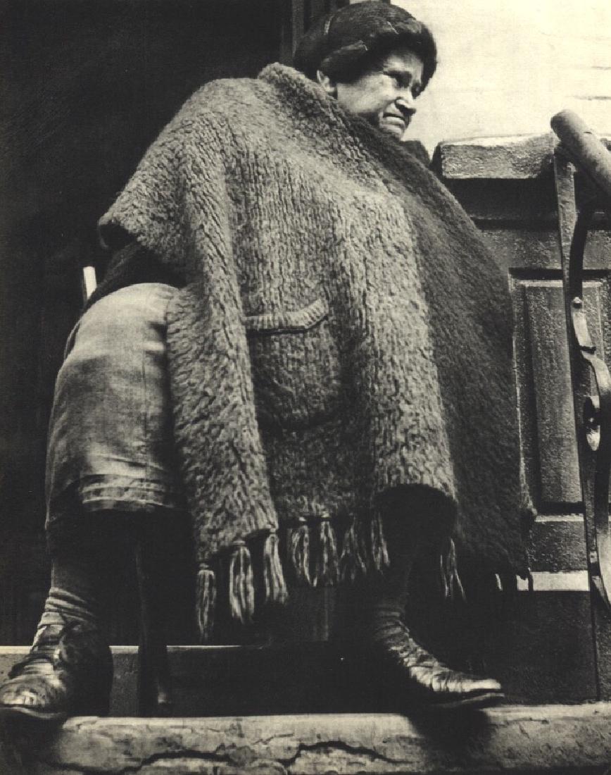 LISETTE MODEL - Woman on Stairs: Artist: LISETTE MODEL Print Title: Woman on Stairs Medium: Vintage Sheet-fed Gravure Printing Date: 1958 Printed: Japan Image Size: 7" X 9" Lisette Model (1901-1983) was born in Vienna, where she stud