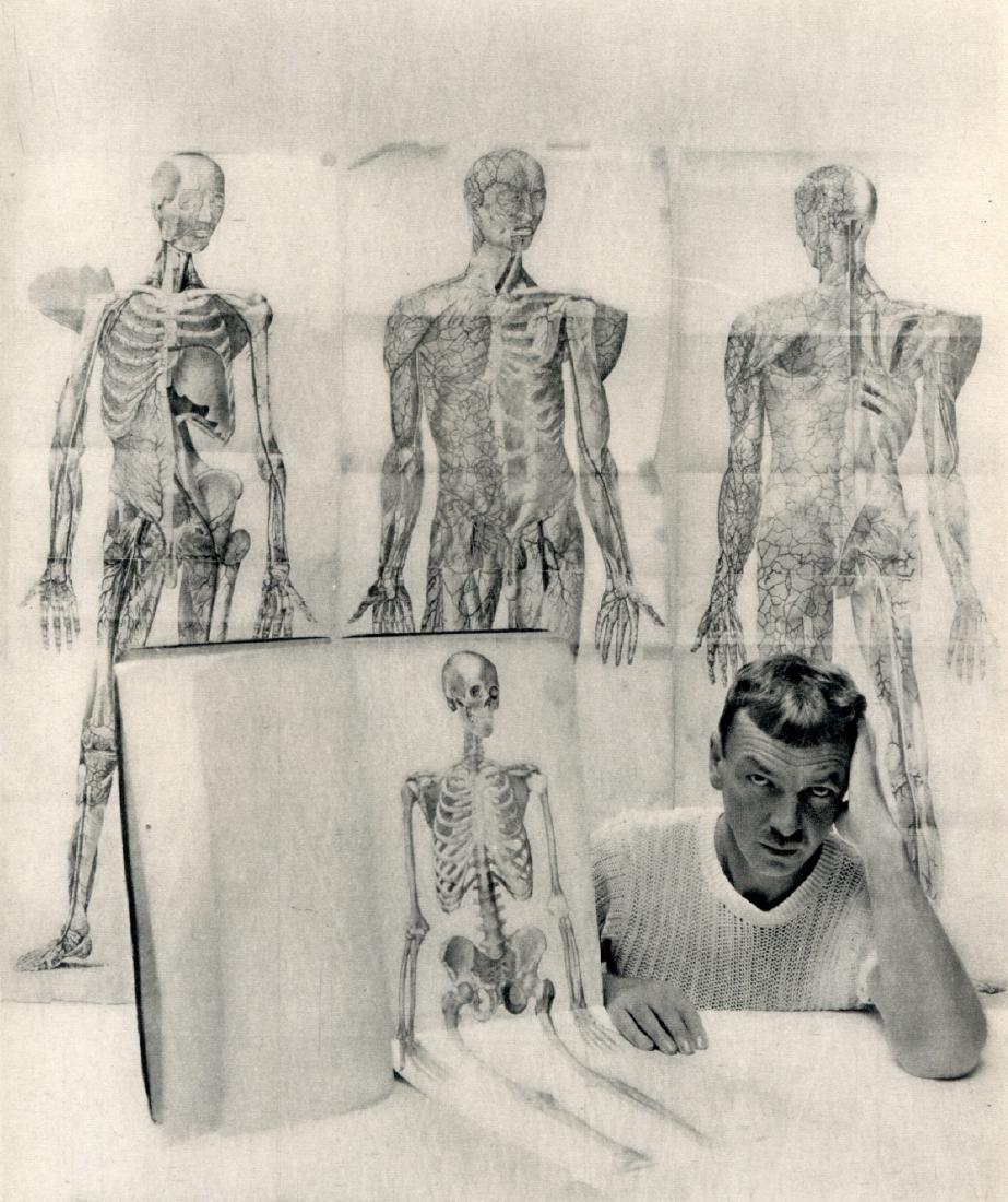 PLATT-LYNES - Anatomy Class: Artist: GEORGE PLATT-LYNES Print Title: Anatomy Class Medium: Vintage Sheet-fed Gravure Printing Date: 1947 Printed: France Image Size: 7" X 8" George Platt Lynes (1907 – 1955) was an American fashi