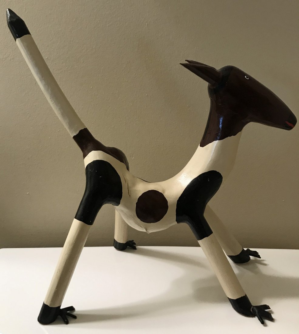 Calvin Cooper: Spotted Herd Wood Carving (1 of 4)