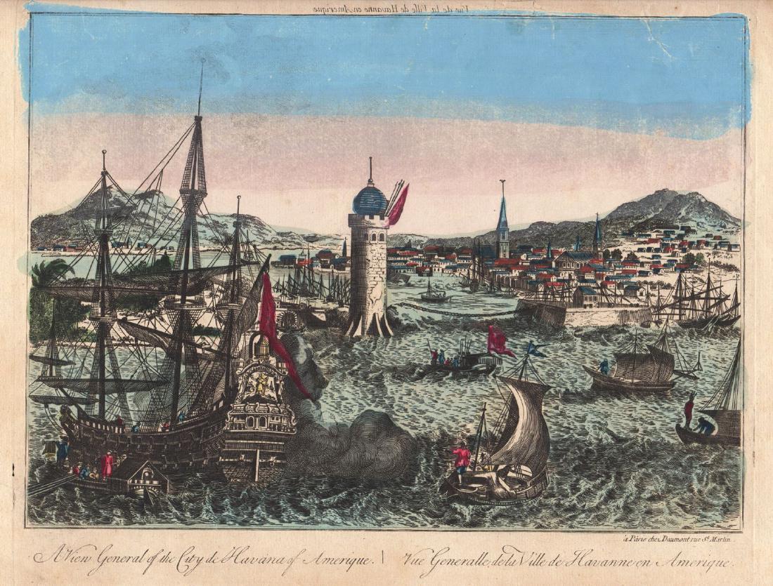 Daumont: Antique Havana Perspective View, 1750 (1 of 1)