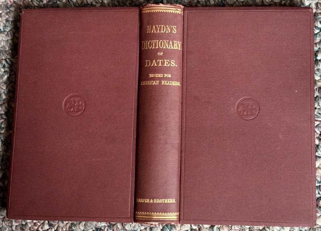 1870 Historical Events Dictionary by Benjamin Vincent (1 of 2)