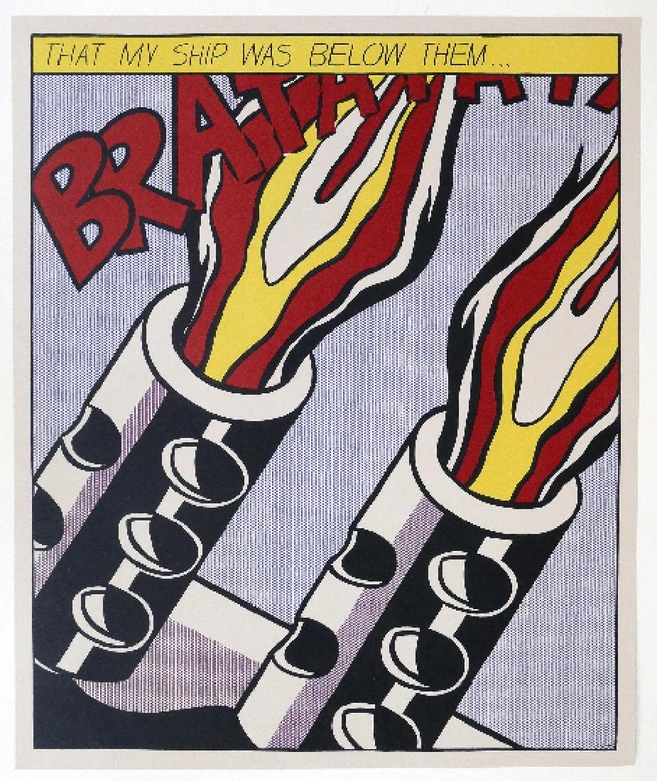Roy Lichtenstein: As I Opened Fire, Set of 3 (1 of 9)