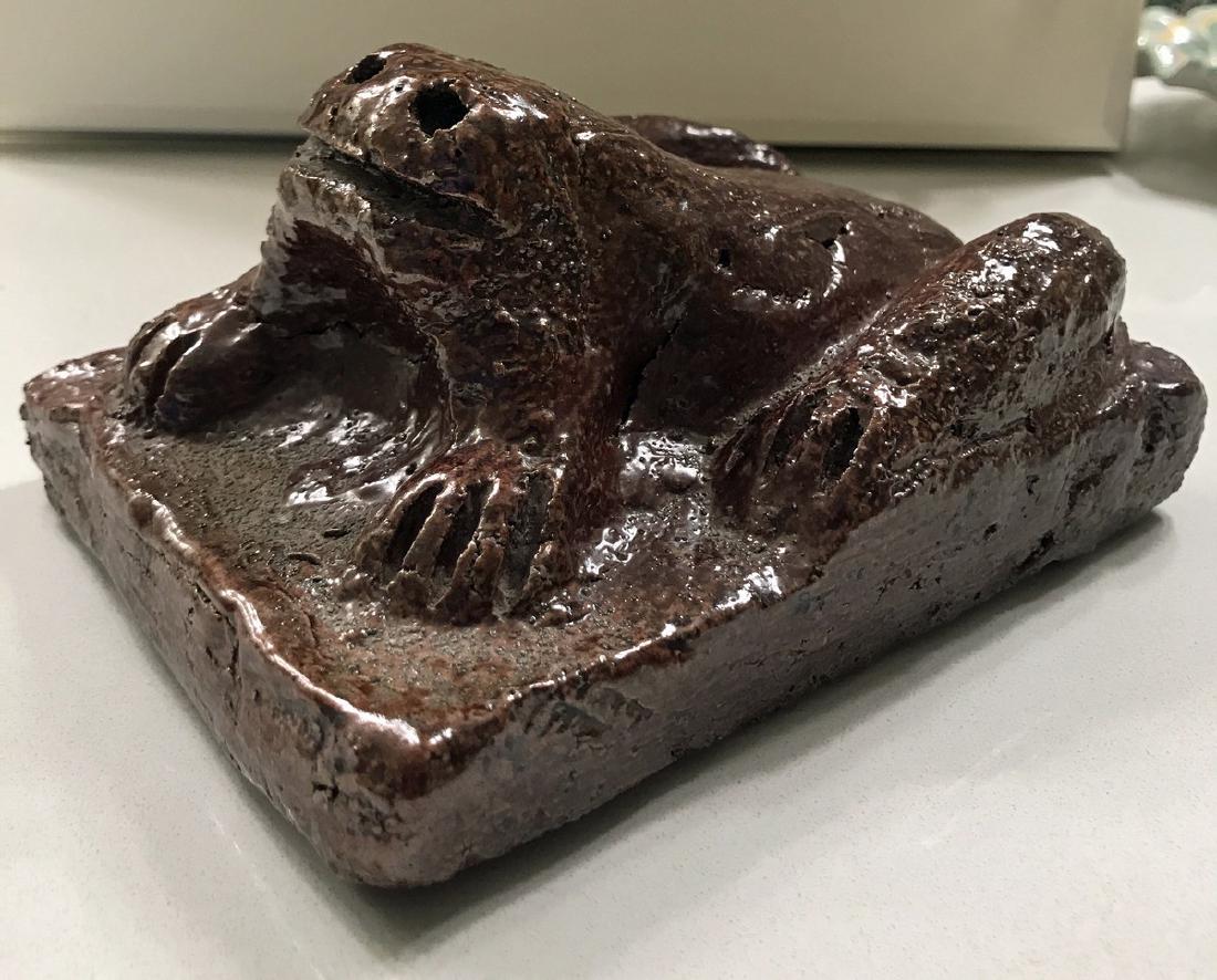 Antique 19th Century Sewer Tile Frog (1 of 1)