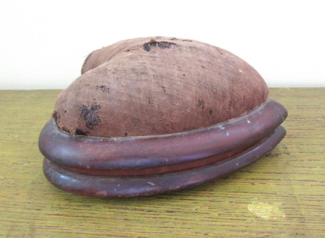 Antique Early 19th Century Carved Heart Pincushion (1 of 7)