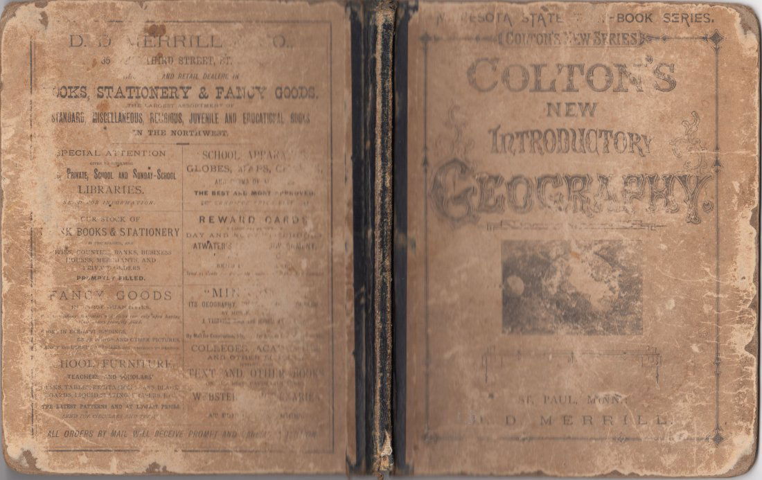 Colton: New Introductory Geography Antique Atlas, 1875 (1 of 5)