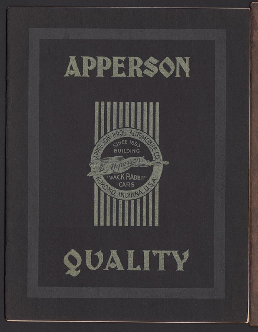 Sales Booklet: Apperson Original 1915 (1 of 4)