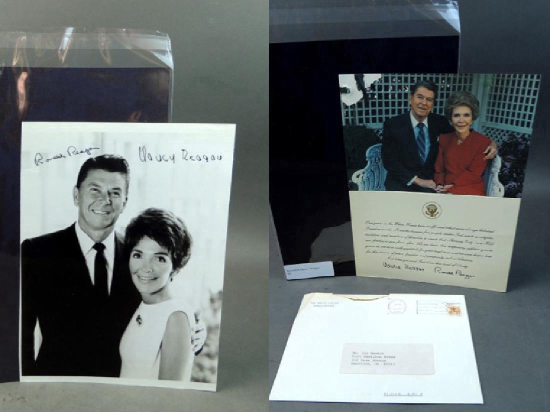 Photo: Signed Fmr President Ronald & Nancy Reagan (1 of 7)