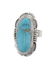 Bennie Ration Navajo Sterling Silver Turquoise Ring