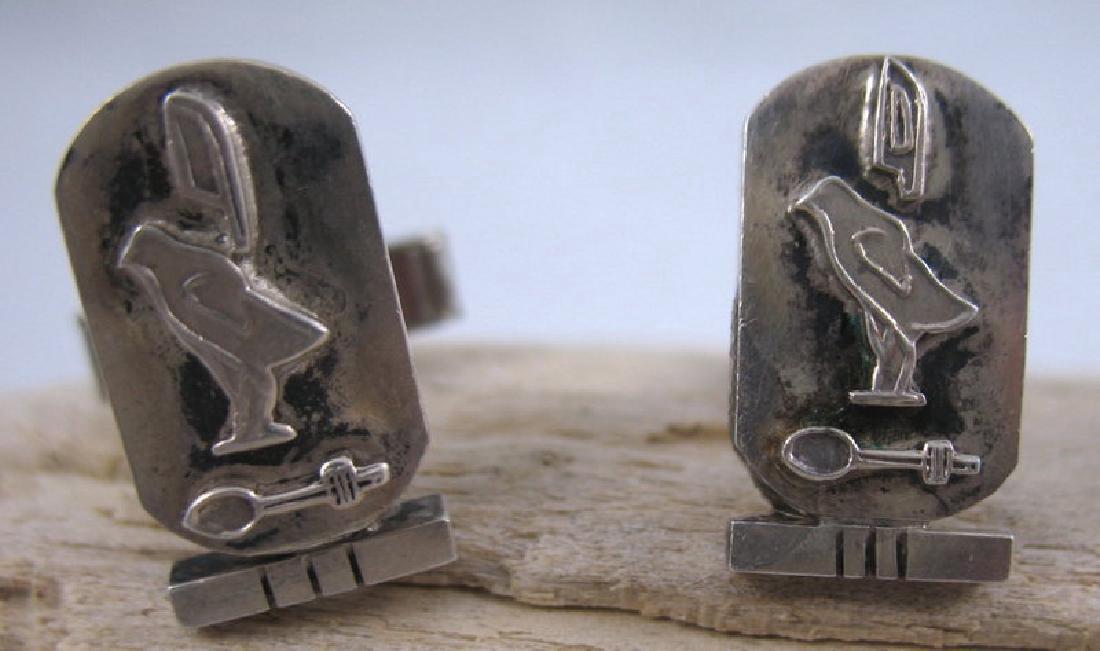 Vintage Egyptian Sterling Silver Cufflinks (1 of 5)