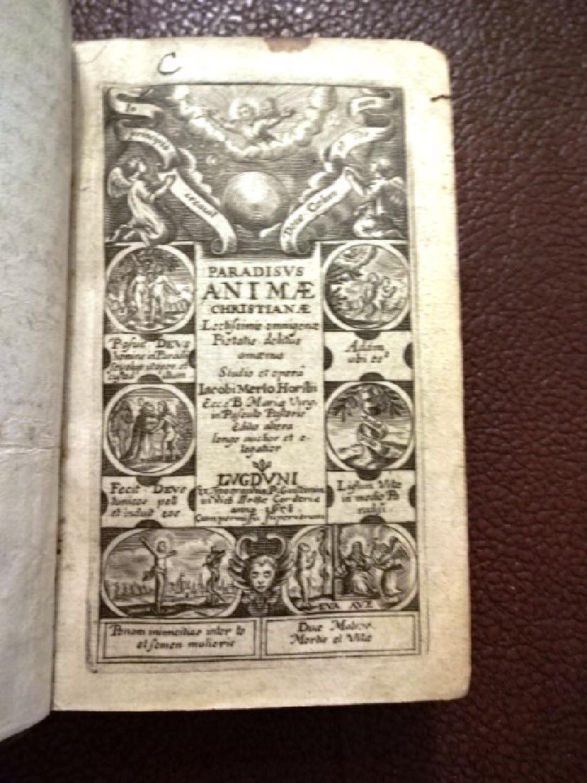 1678 Original leather “Paradisus Animae Christianae” w/ (1 of 5)