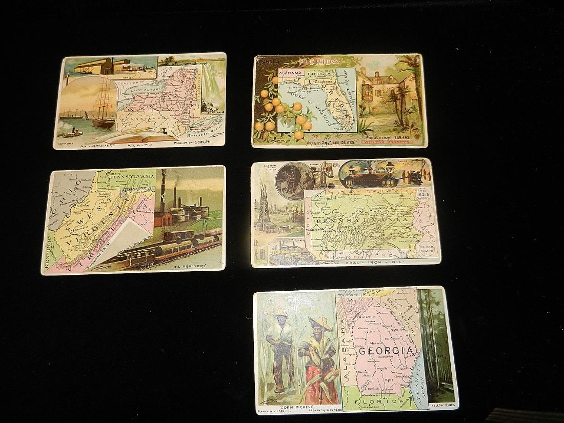 Antique Victorian Trade Cards, 5 Set (1 of 5)