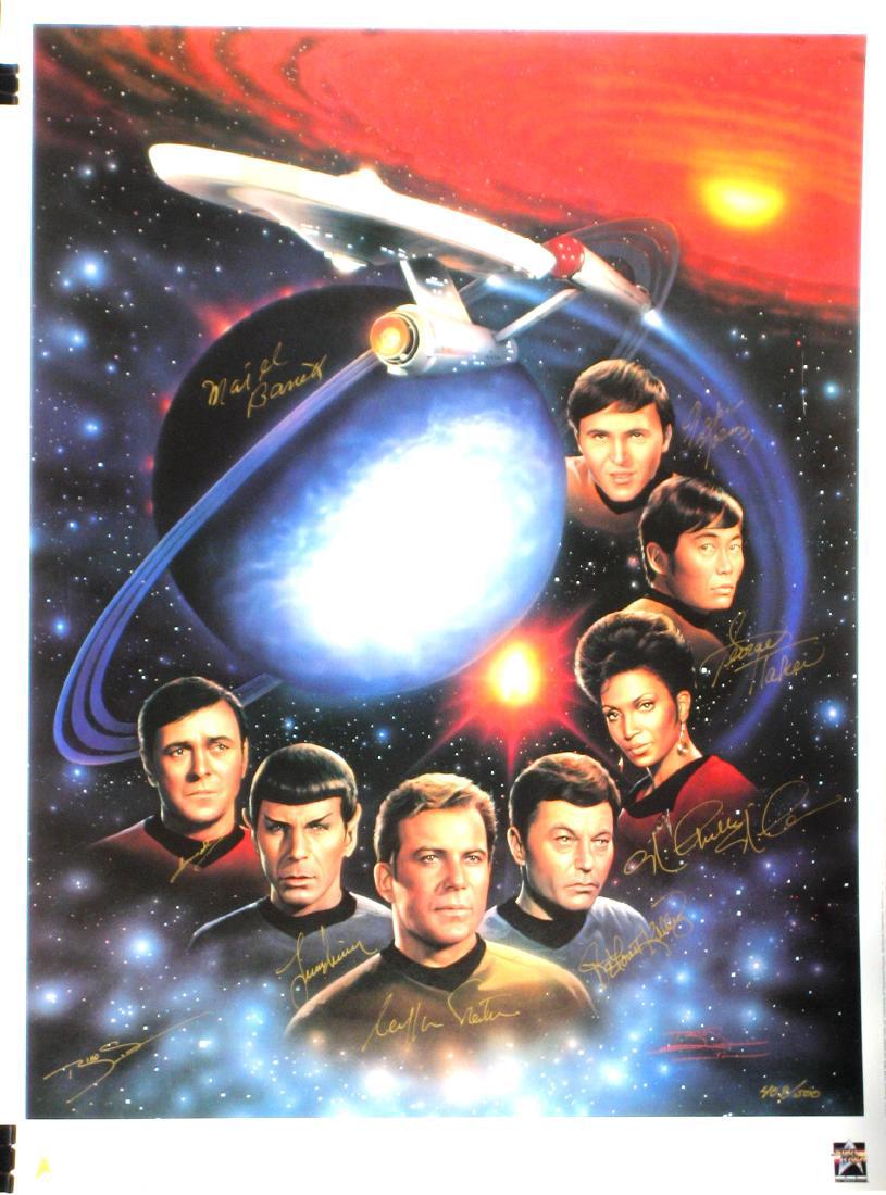 Star Trek, Original Cast Signed Print by Keith Birdson (1 of 2)