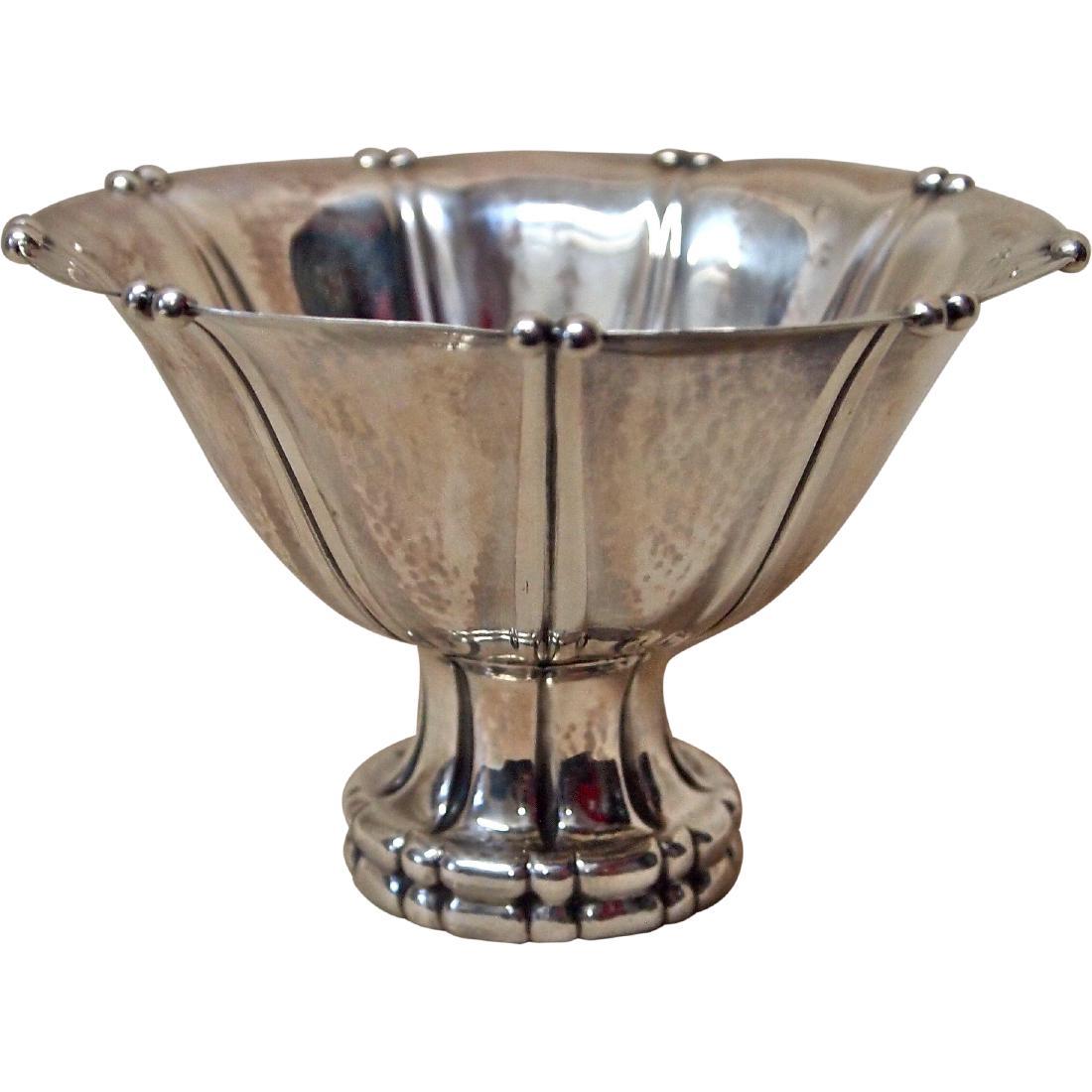 Rare Georg Jensen Sterling Silver Footed Bowl (1 of 7)