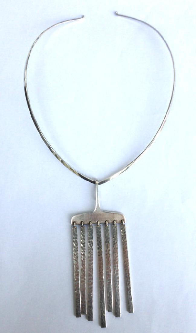 Vintage Hans Hansen Sterling Pendant & Modahl Torque (1 of 5)