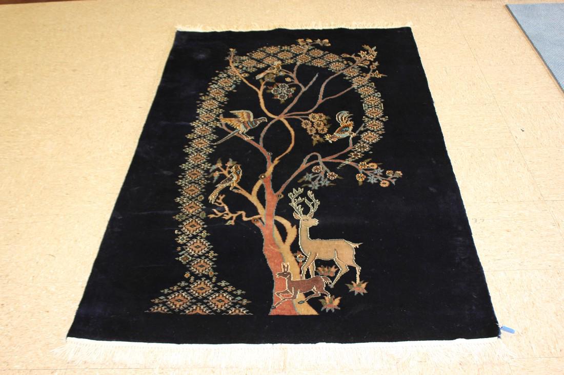 Animal Design Bokhara Hand Knotted Rug (1 of 6)