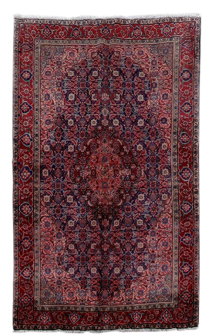 Persian Kurd Bijar Dense Wool Hand Knotted Rug (1 of 6)