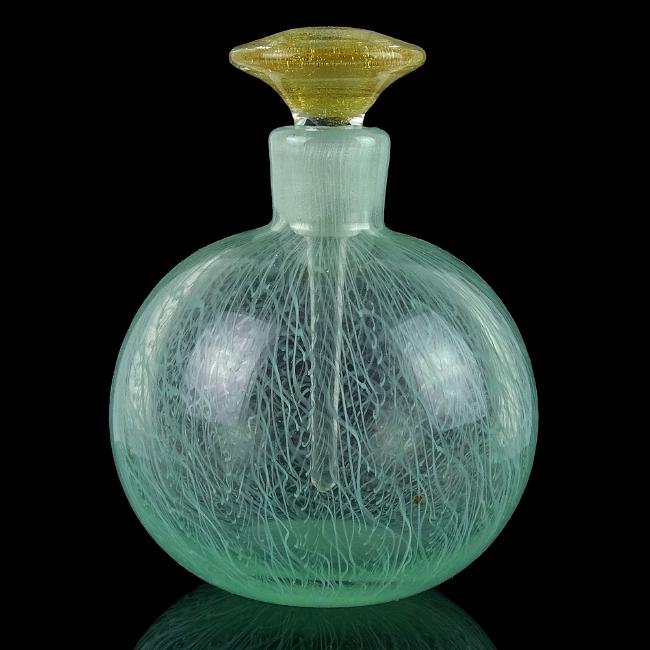 Seguso Murano Merletto Art Glass Perfume Bottle (1 of 3)