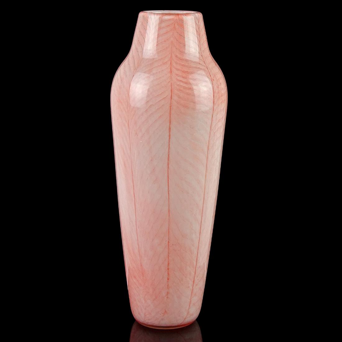 Nourot Signed Snake Skin Design Art Glass Vase (1 of 8)
