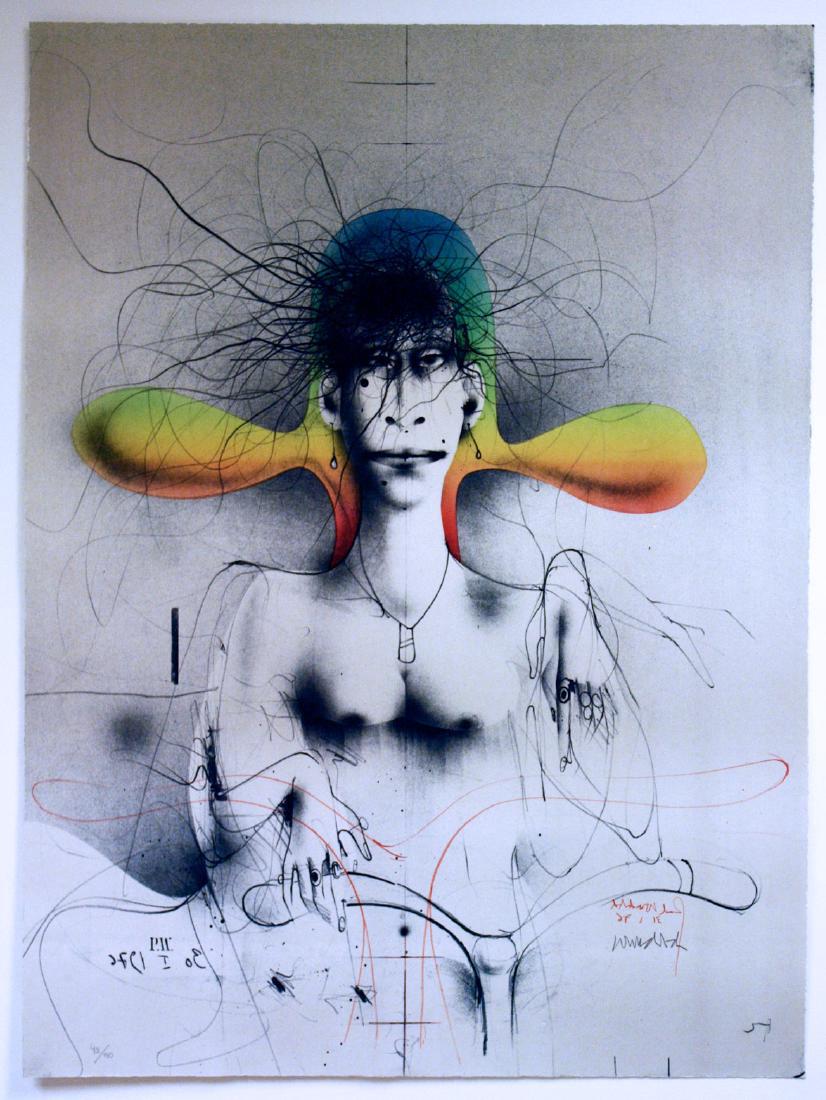 Paul Wunderlich: Easy Rider Lithograph (1 of 1)