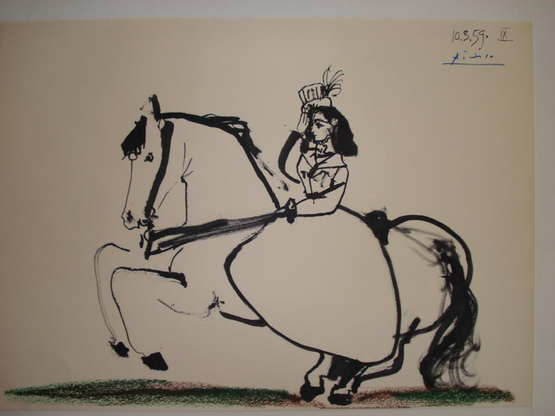 Pablo Picasso: Toros y Toreros Lithograph- SIGNED (1 of 3)