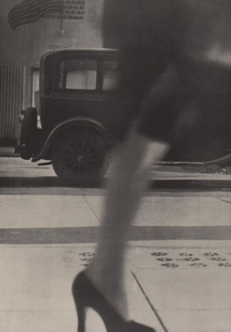 LISETTE MODEL - Street Walk 1946: Artist: LISETTE MODEL Print Title: Street Walk 1964 Medium: Offset Litho Printing Date: 1993 Printed: USA Image Size: 8" x 11" (photographer name & year taken appears on left below photo) Lisette Mode