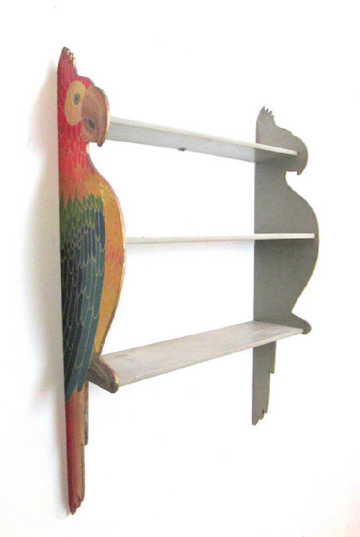Painted Parrot Wall Shelves (1 of 10)