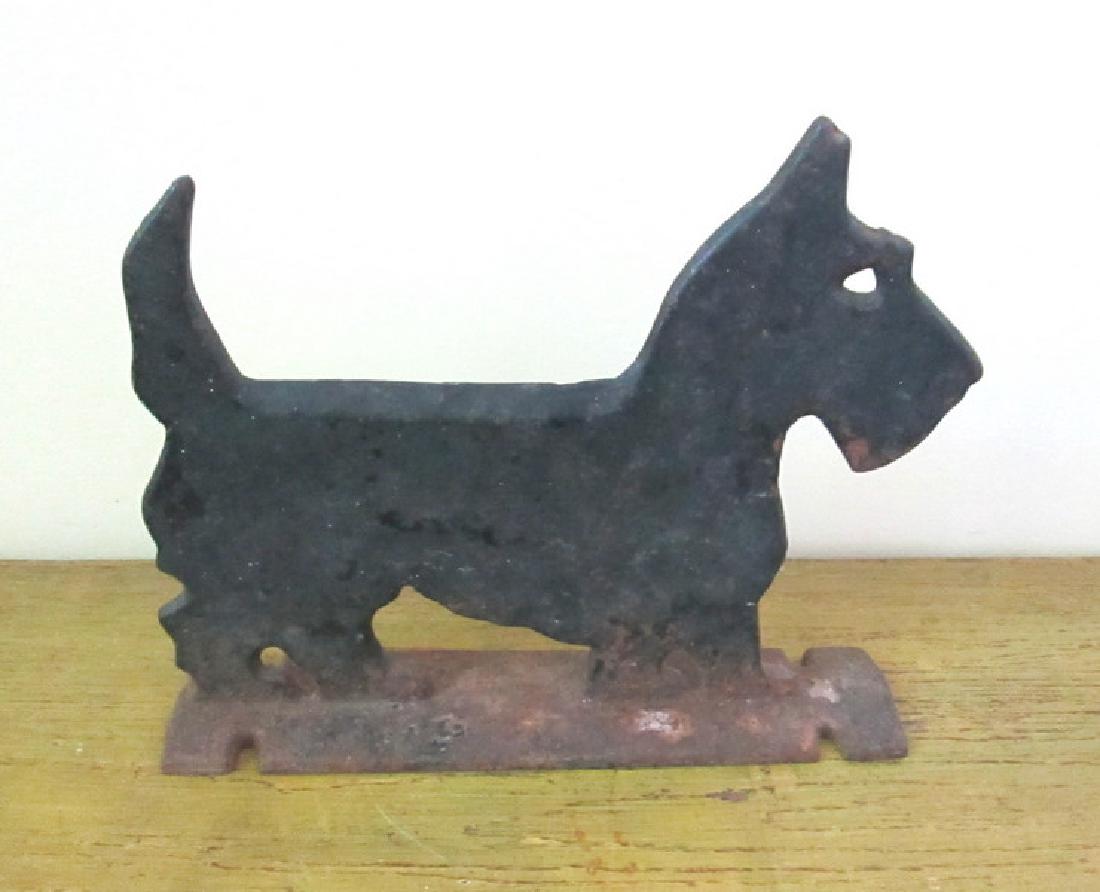 Cast Iron Scottie Dog Boot Scraper (1 of 6)