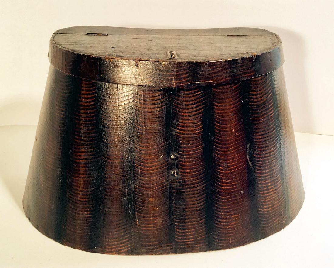 Faux-painted Fishing Creel Box (1 of 4)