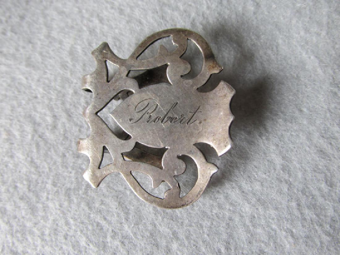 Antique Edwardian Sterling Silver Engraved Money Clip (1 of 4)