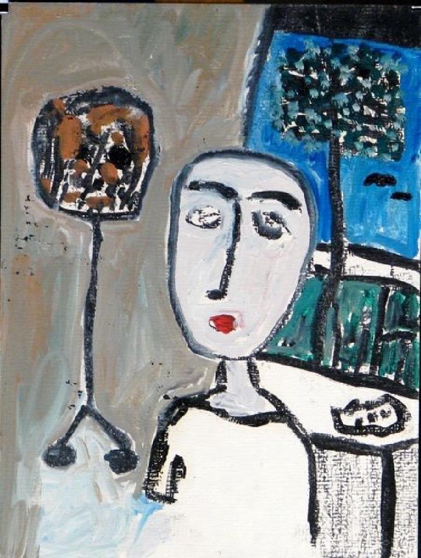 Paul Kostabi Great Linford Manor Print Signed (1 of 2)