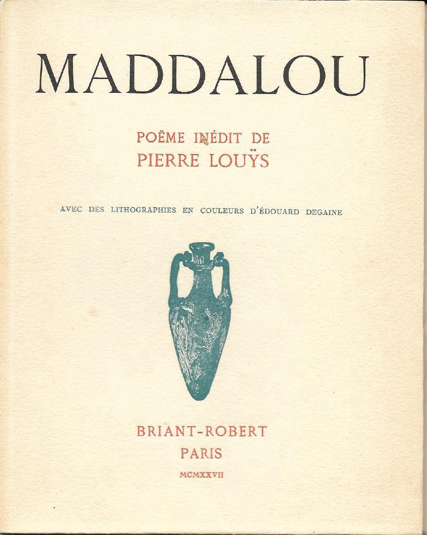 Maddalou poeme inedit de Pierre Louys (1 of 1)