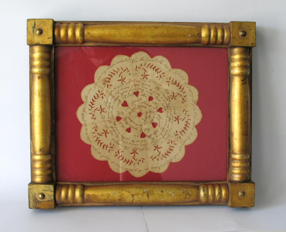 Antique Paper-cut Valentine 1875 (1 of 4)