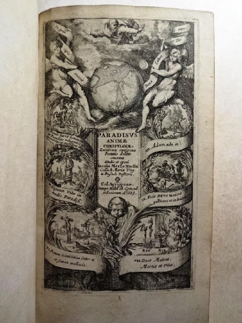 1683 Paradisus Animae Christianae Gold Fore Edges (1 of 5)