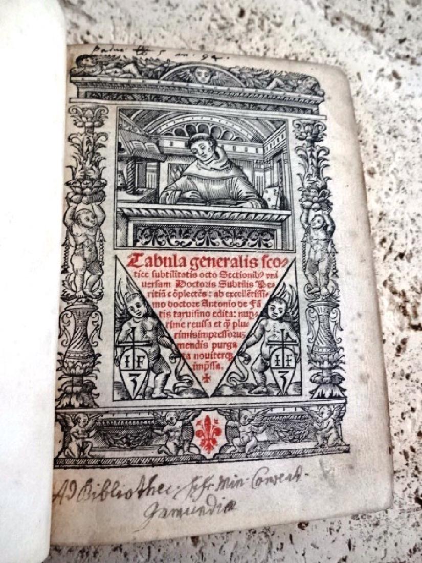 1520 Duns Scotus Volume of Three Works Bound Together (1 of 7)