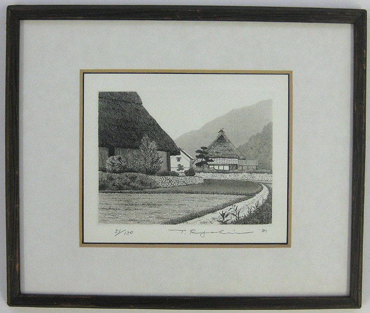 Ryohei Tanaka Country Road Etching & Aquatint (1 of 1)