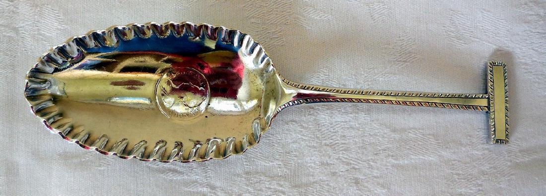 Antique English Sterling Silver Tea Caddy Spoon, 1760 (1 of 8)