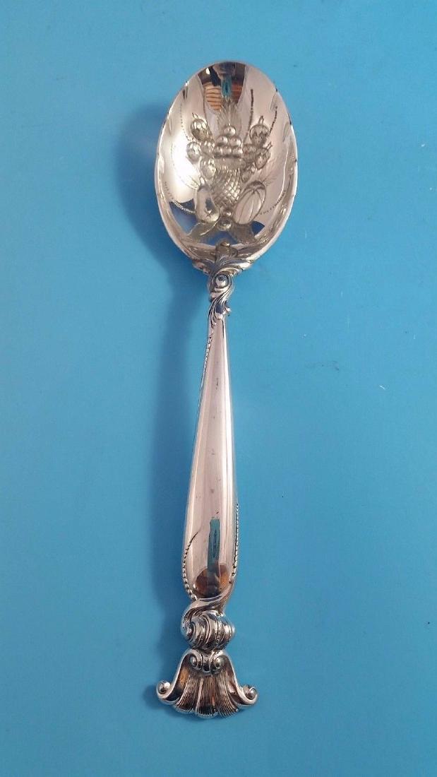 Wallace Romance of the Sea Sterling Silver Berry Spoon (1 of 3)