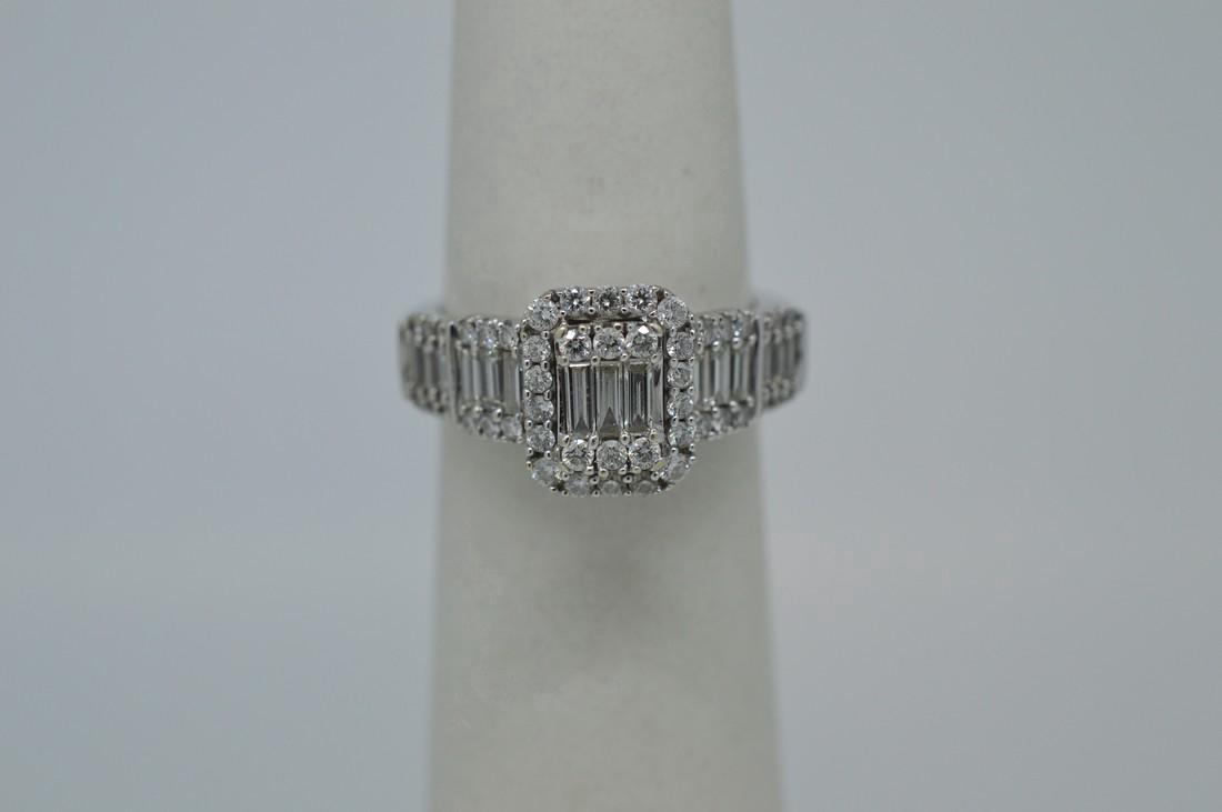 Ladies 14k White Gold Diamond Ring, 1ctw (1 of 4)