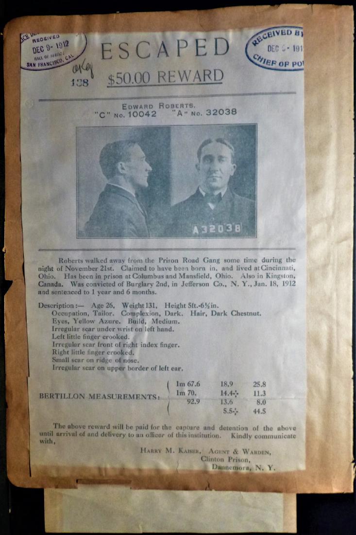 Two - Original Vintage Wanted Notices - 1912 (1 of 4)