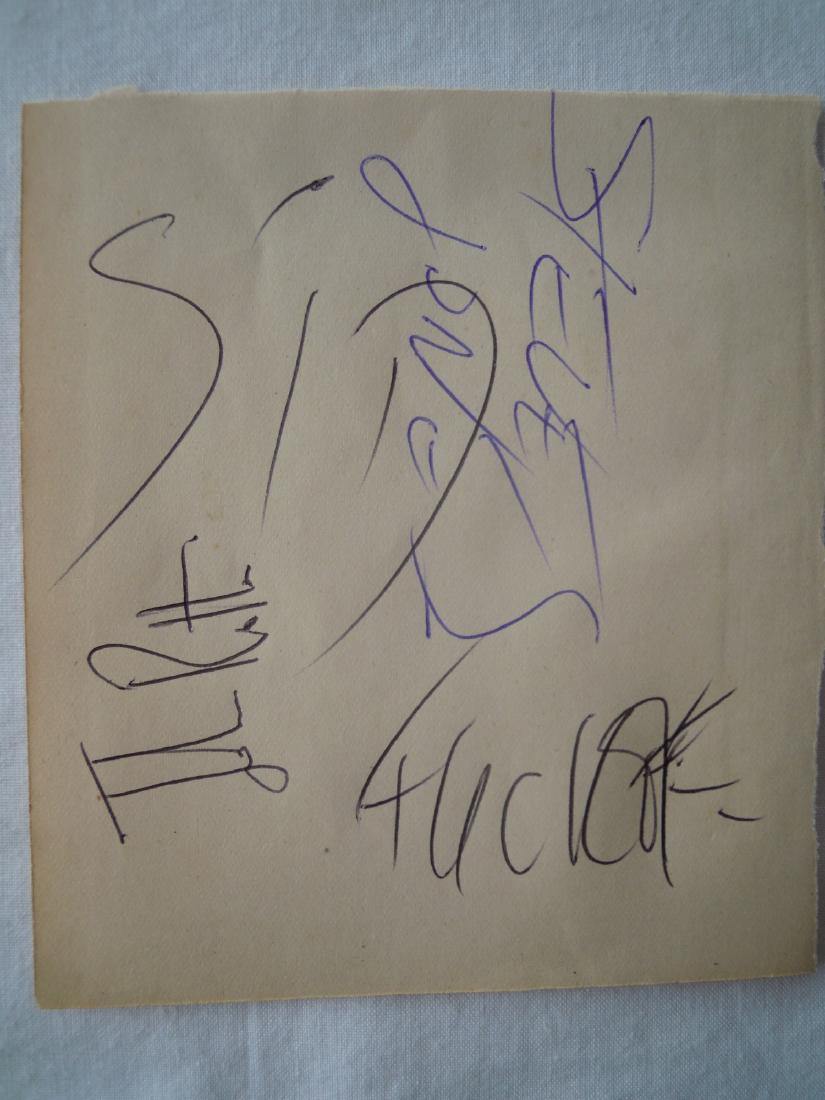 The Sex Pistols Autograph (1 of 6)