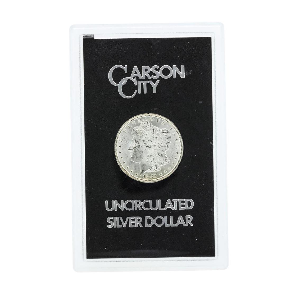 1881-CC $1 Morgan Silver Dollar Coin GSA (1 of 2)