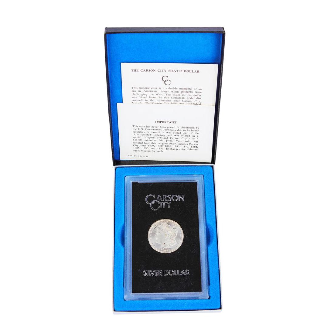 1883-CC $1 Morgan Silver Dollar Coin GSA w/ Box & COA (1 of 4)