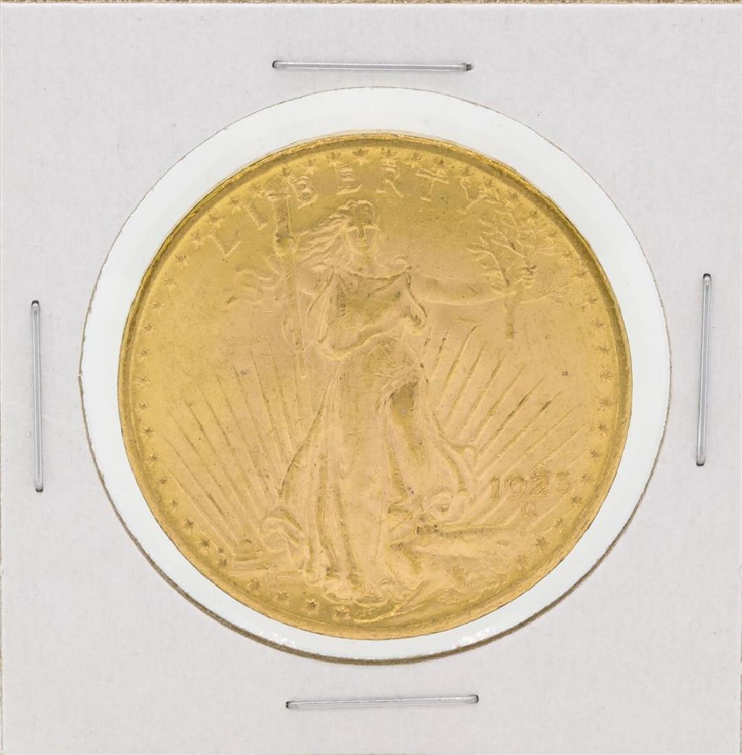 1925 $20 St. Gaudens Double Eagle Gold Coin (1 of 2)