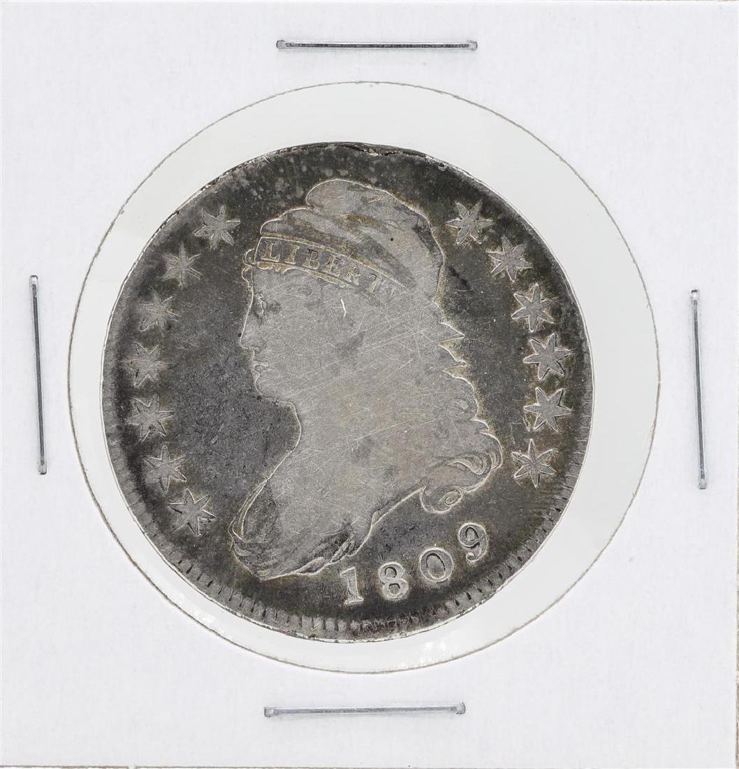 1809 Capped Bust Half Dollar Silver Coin (1 of 2)